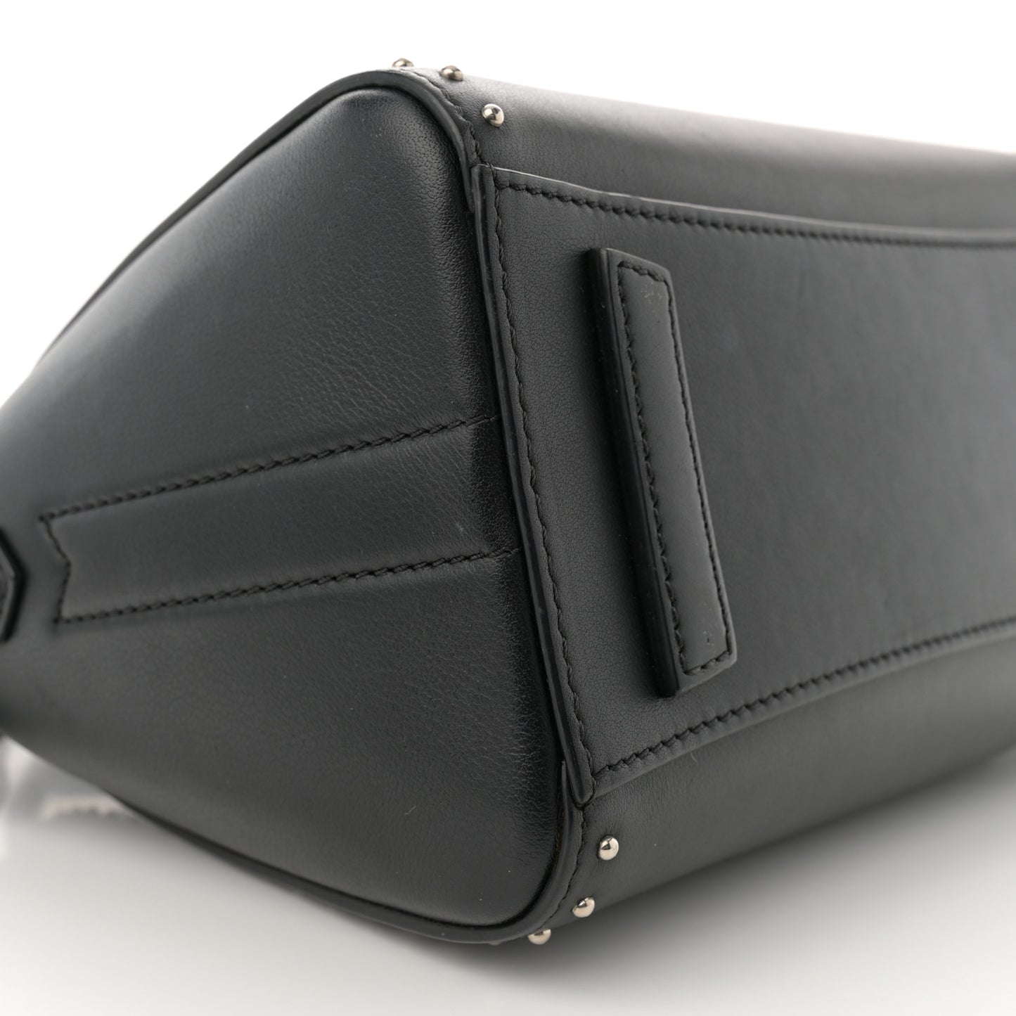 Smooth Calfskin Mini Studded Antigona Black