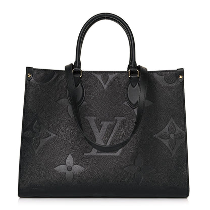 Louis Vuitton Empreinte Monogram Giant Onthego MM Black 1 of 13