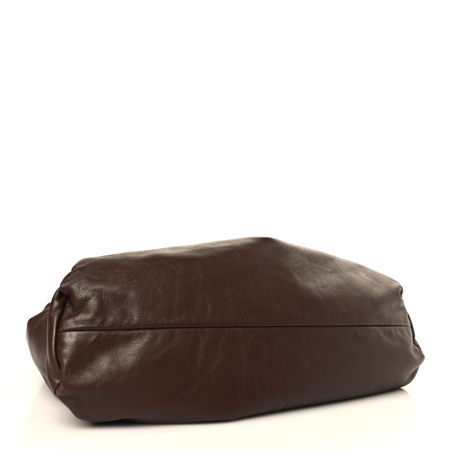 Smooth Butter Calfskin Small The Shoulder Pouch Brownie