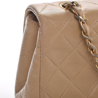 Chanel Lambskin Quilted Small Single Flap Beige 15 of 15