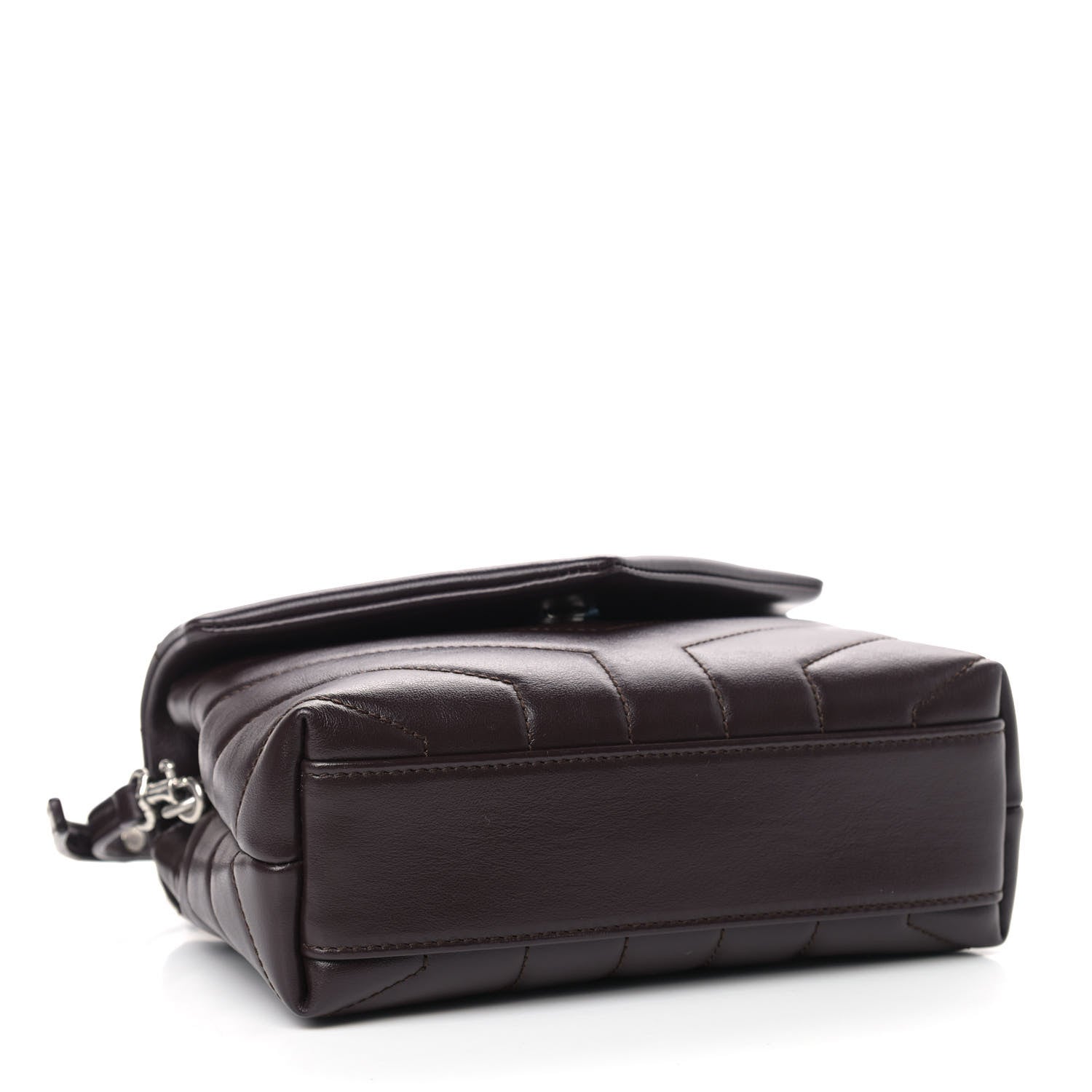 Saint Laurent Calfskin Y Quilted Monogram Toy Loulou Monogram Crossbody Bag Black Tulipe 3 of 9
