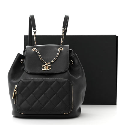 Chanel Caviar Quilted Business Affinity Backpack Black 12 of 12