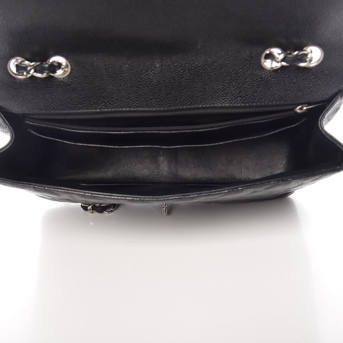 Caviar Quilted Jumbo Single Flap Black