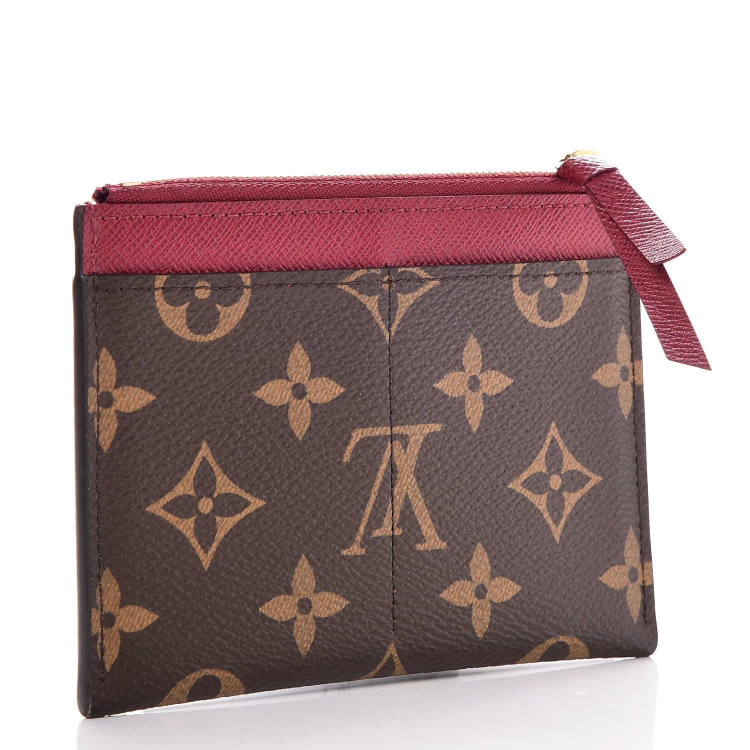 Louis Vuitton Monogram Zipped Card Holder Fuchsia 3 of 6
