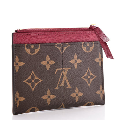 Louis Vuitton Monogram Zipped Card Holder Fuchsia 3 of 6