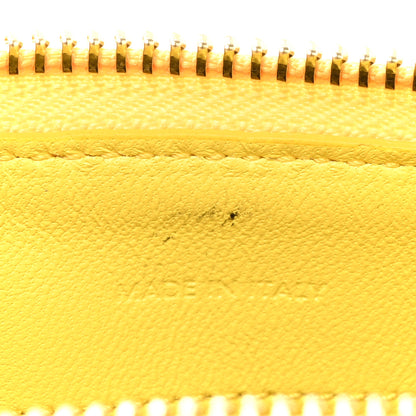 Celine Lambskin Small Trio Crossbody Bag Citron 12 of 14