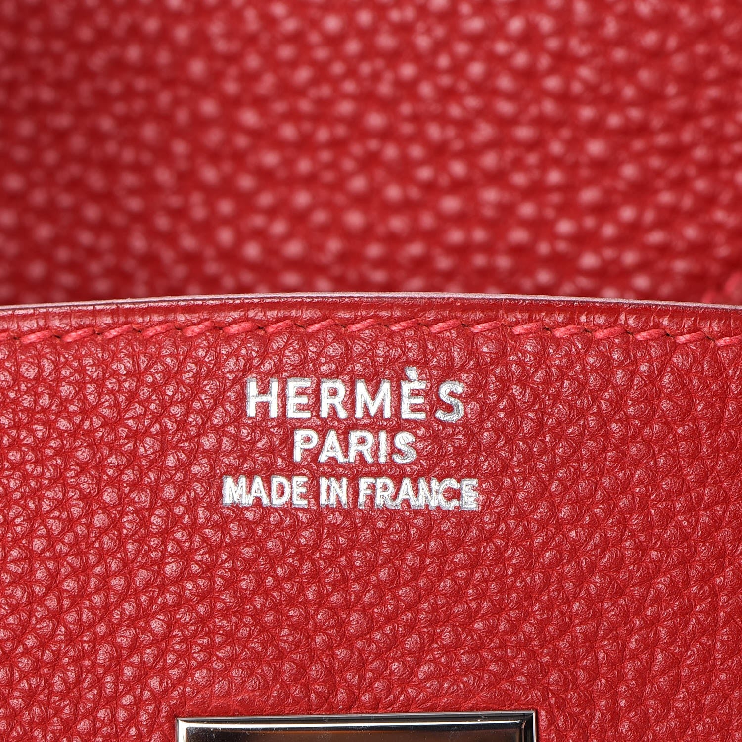 Hermes Togo Birkin 35 Rouge Casaque 15 of 34