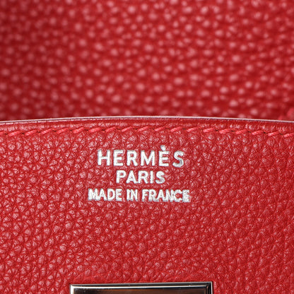 Hermes Togo Birkin 35 Rouge Casaque 15 of 34