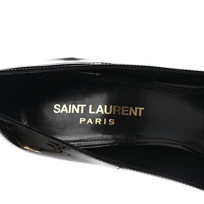 Saint Laurent Patent Opyum 110 Pumps 36.5 Black Gold 7 of 9