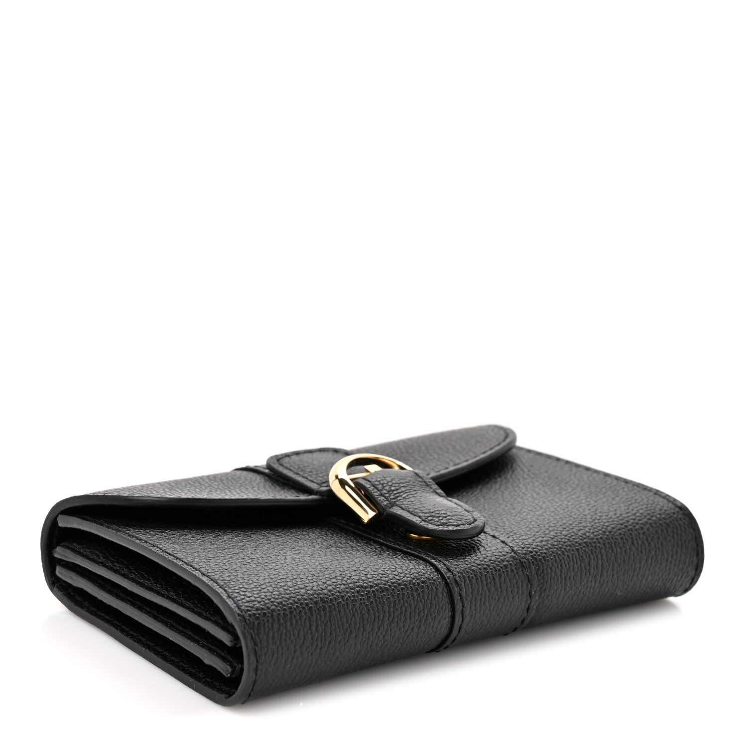 Delvaux Grained Calfskin Magic Brillant Card Holder Black 4 of 7