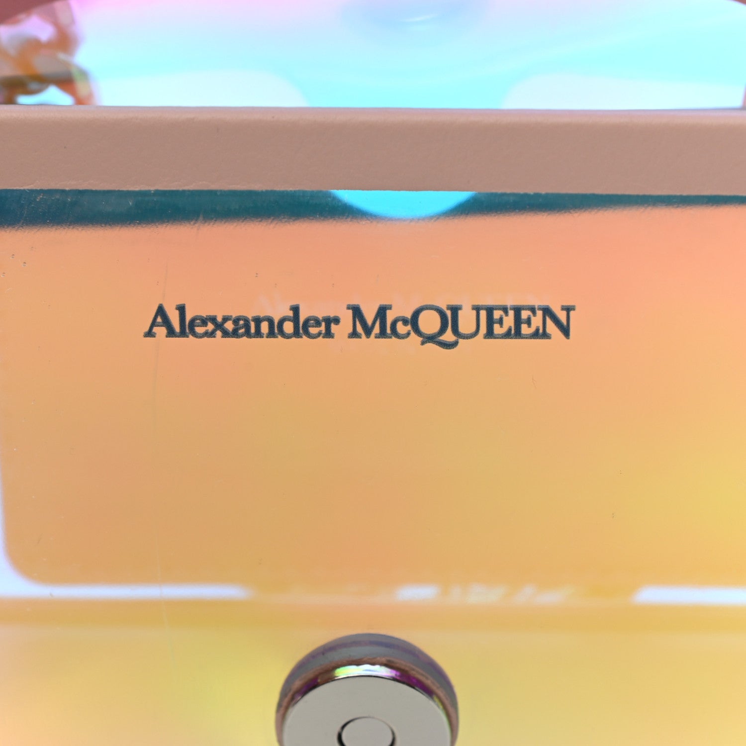 Alexander McQueen Iridescent PVC Calfskin Mini Knuckle Crossbody 6 of 10