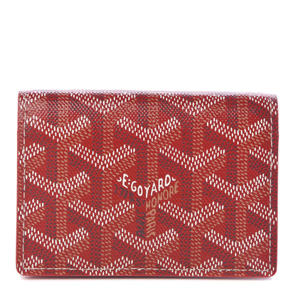 Goyard Goyardine Business Card Holder Red 1 of 6