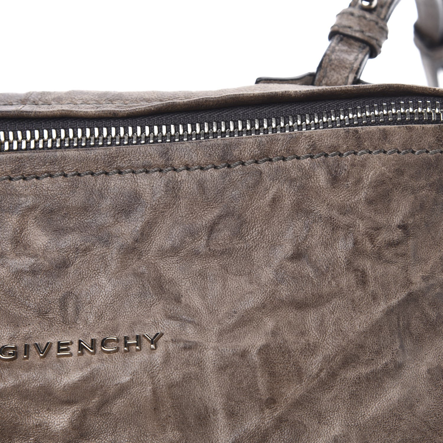 Givenchy Tumbled Sheepskin Mini Pandora Charcoal 9 of 13