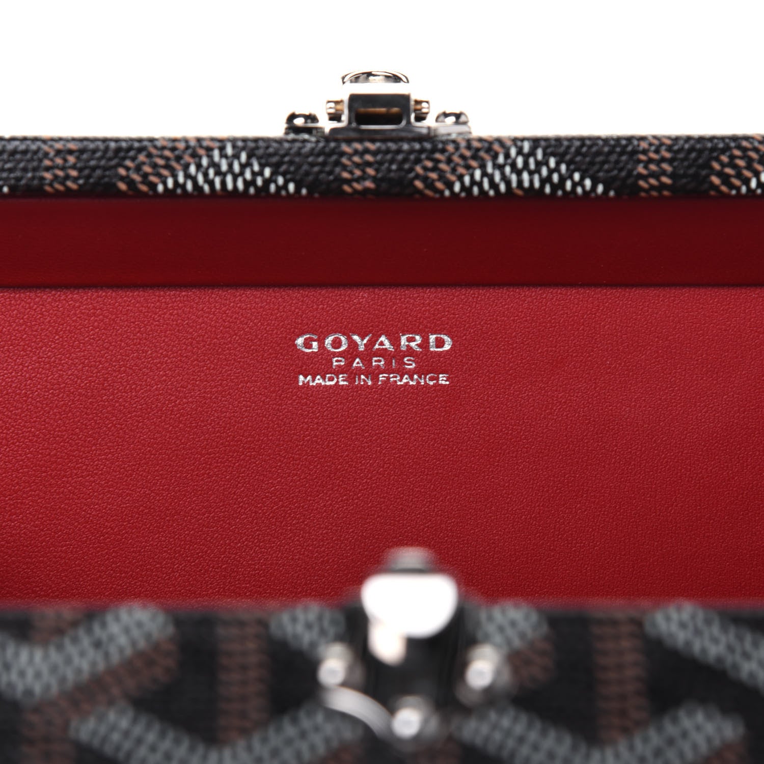 Goyard Goyardine Minaudiere Trunk Bag Black 6 of 11