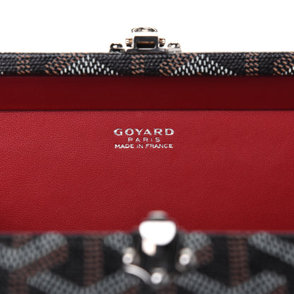 Goyard Goyardine Minaudiere Trunk Bag Black 6 of 11