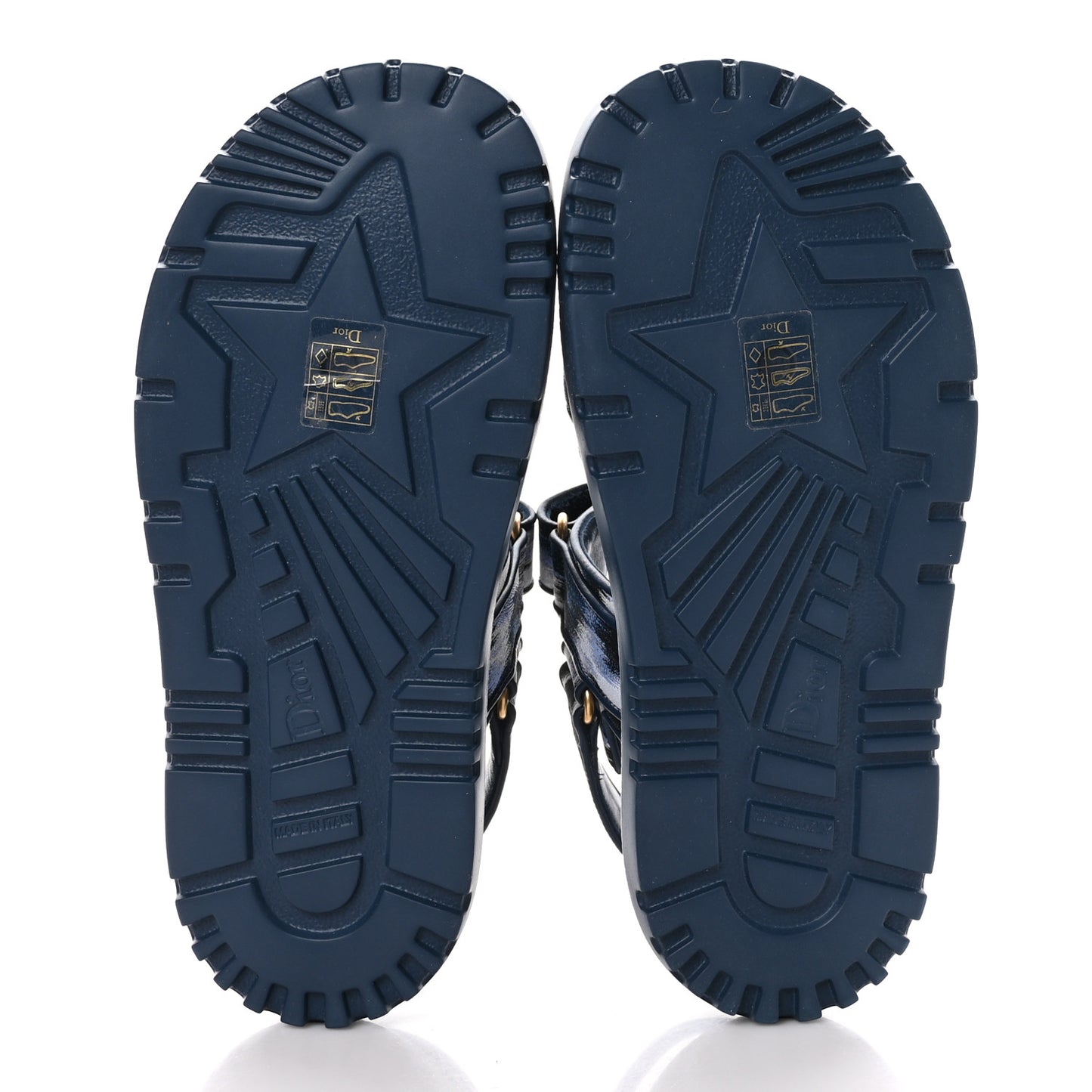 Technical Fabric Wildior Shiny Print Dioract Sandals 37.5 Ocean