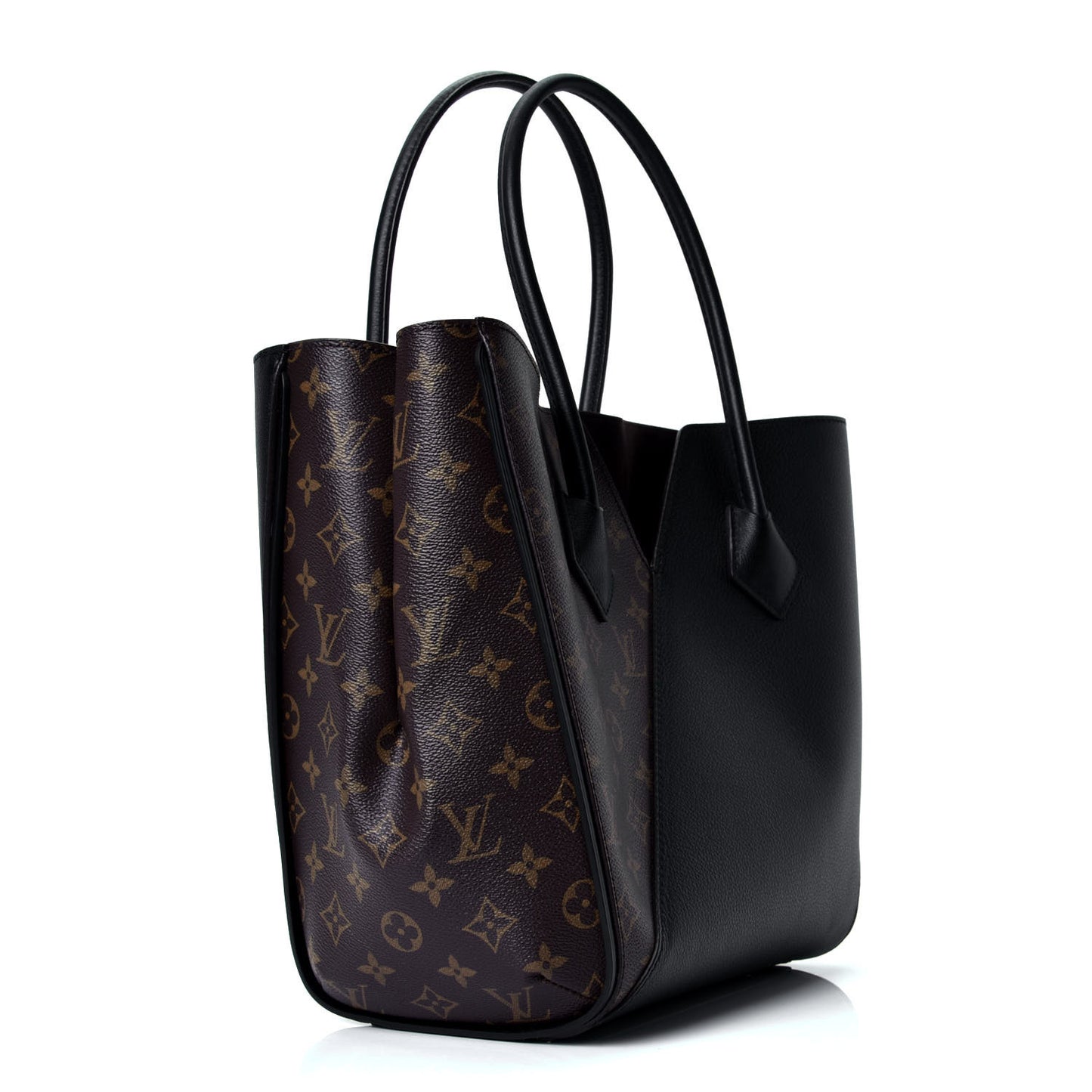 Calfskin Monogram Kimono Tote Black