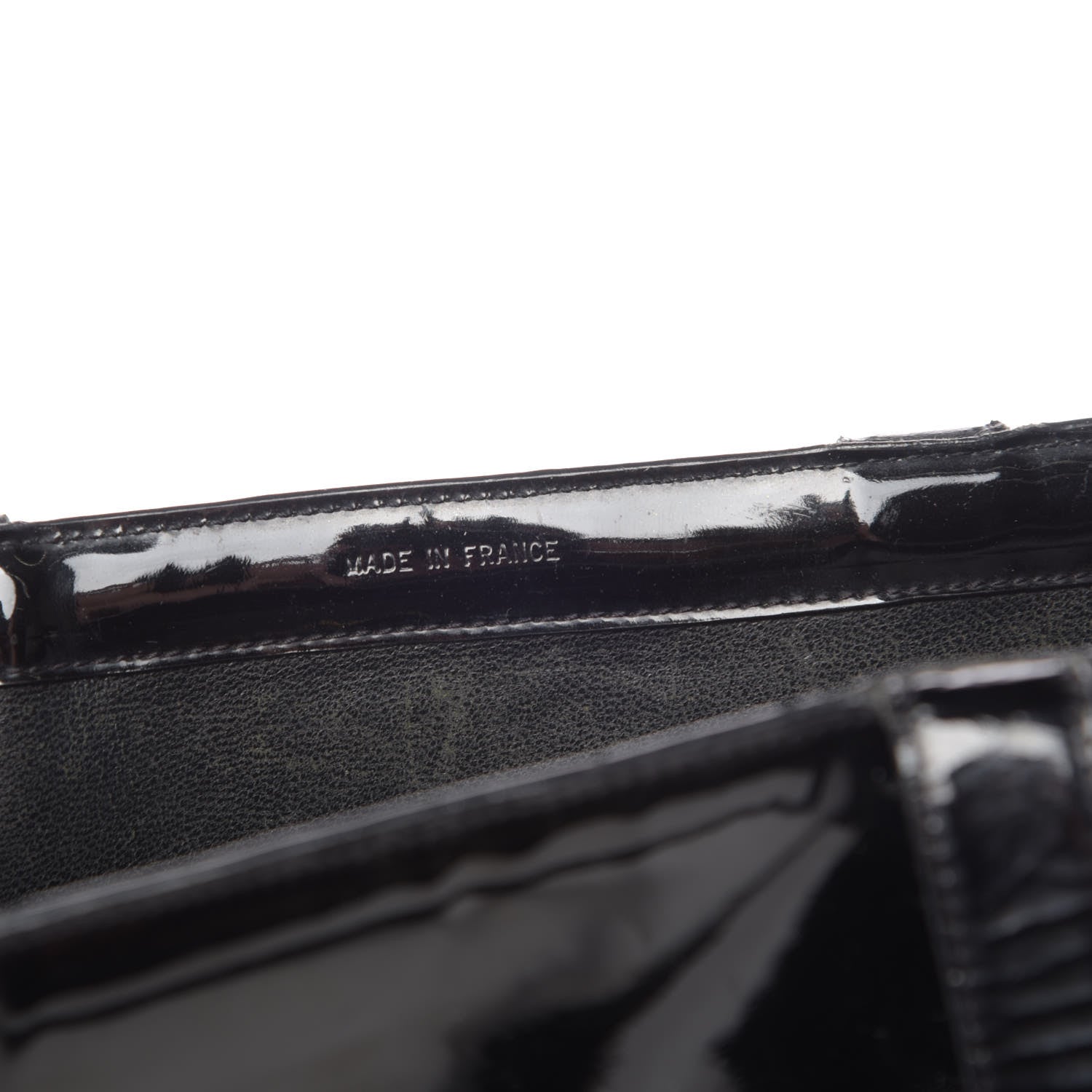Chanel Patent Logo Tote Black 7 of 16