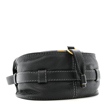Chloe Calfskin Mini Marcie Round Crossbody Bag Black 4 of 12