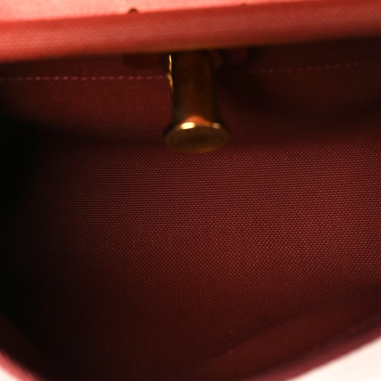 Hermes Military Toile Vache Hunter Herbag Zip Retourne 20  Rouge H 5 of 11