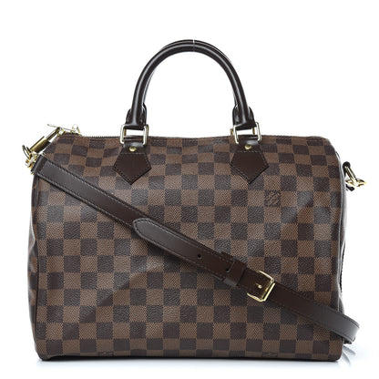 Louis Vuitton Damier Ebene Speedy Bandouliere 30 1 of 15