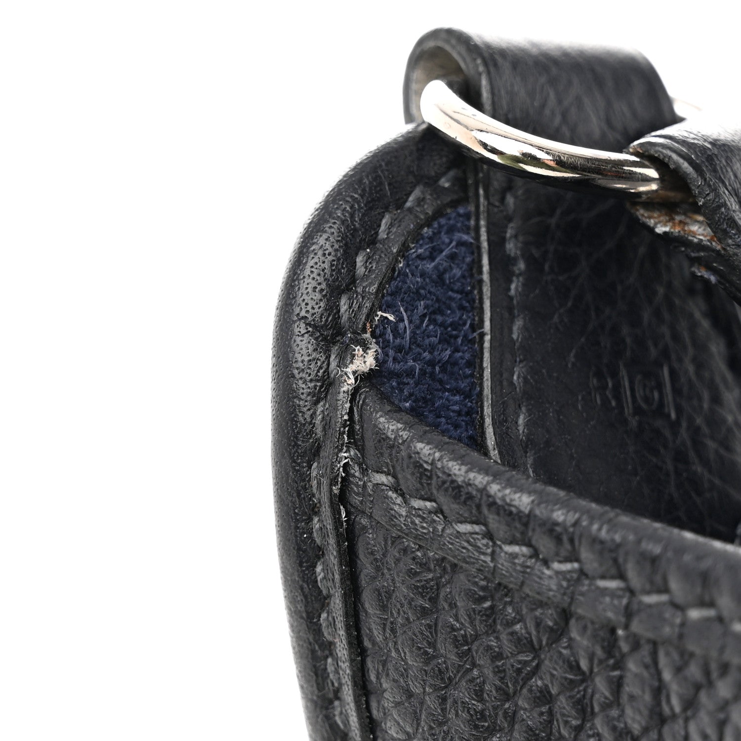 Hermes Taurillon Clemence Vespa TPM Bleu Indigo 11 of 13