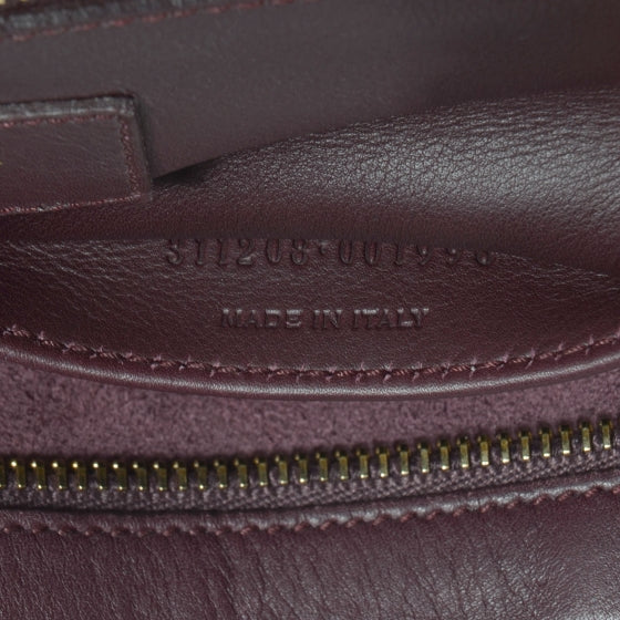 Smooth Calfskin Medium Classic Y Cabas Bordeaux