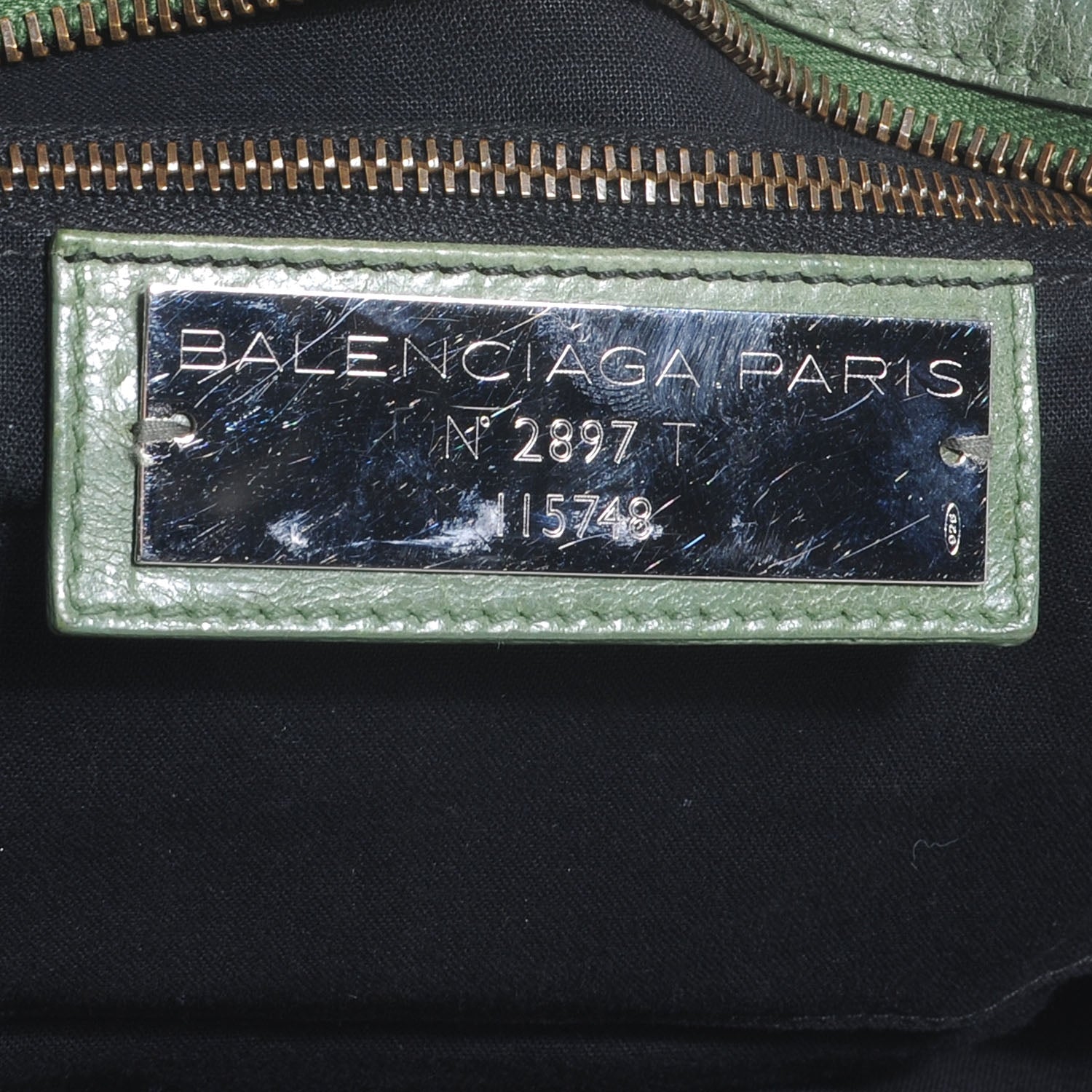 Balenciaga Agneau City Vert Thyme 8 of 9