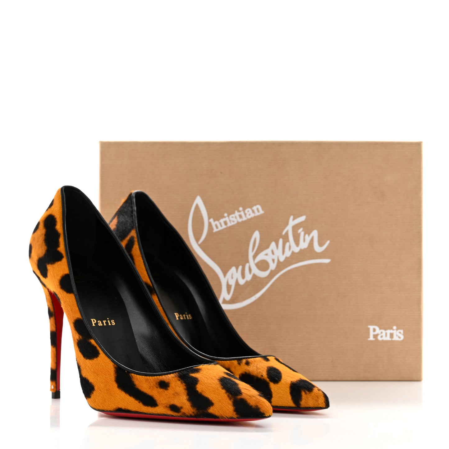 Calf Hair Leopard Kate 100 Pumps 38 Spicy