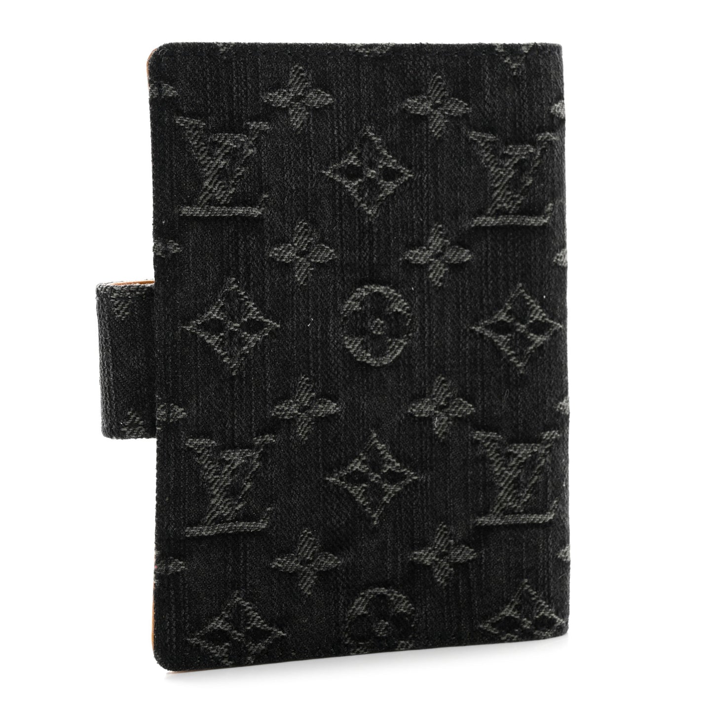 Denim Monogram Agenda PM Black