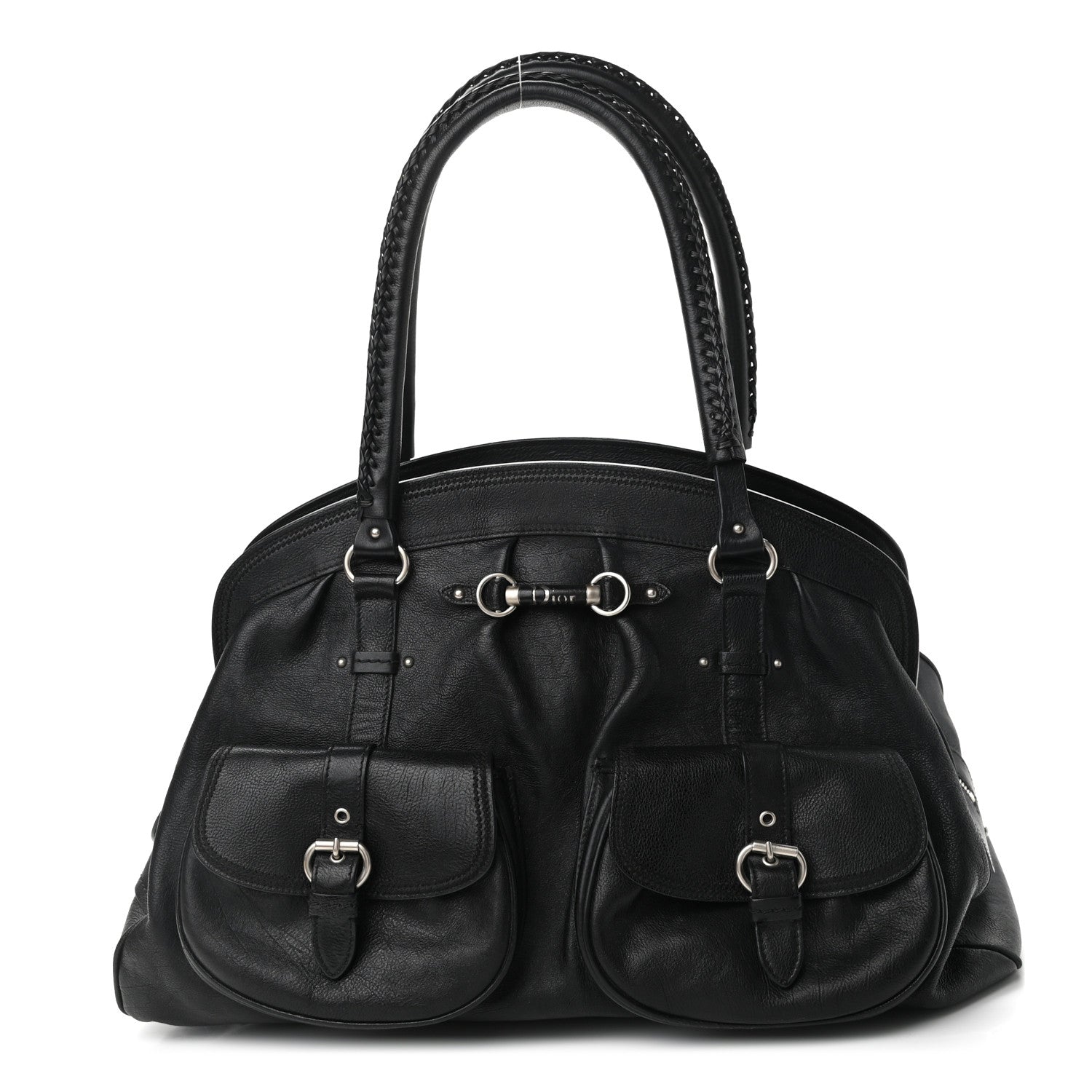 Christian Dior Calfskin My Dior Satchel Black 1 of 9