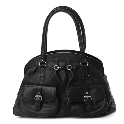 Christian Dior Calfskin My Dior Satchel Black 1 of 9