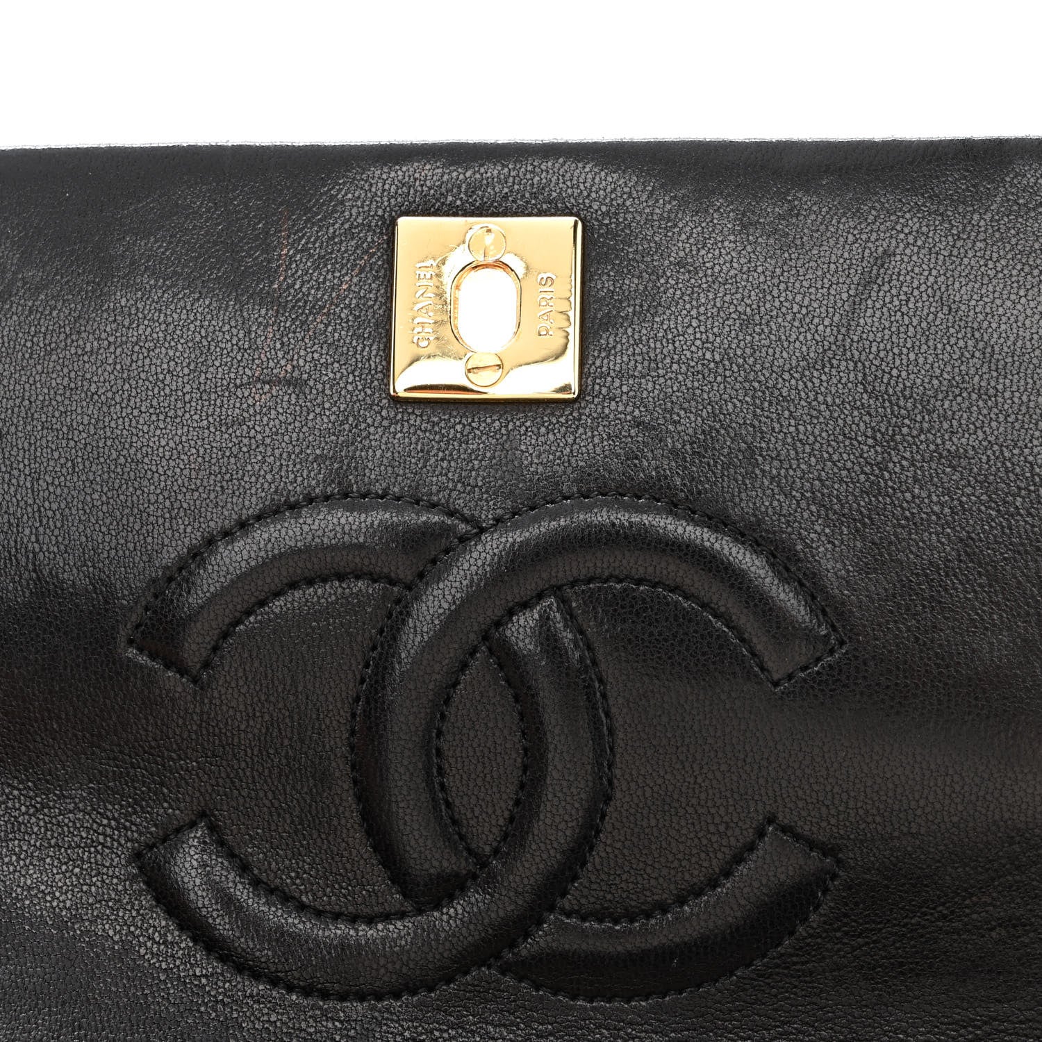 Chanel Lambskin Quilted Small Single Flap Black 11 of 12