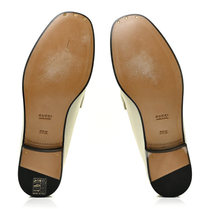 Gucci Calfskin Womens Chain Loafers 38.5 White 6 of 11