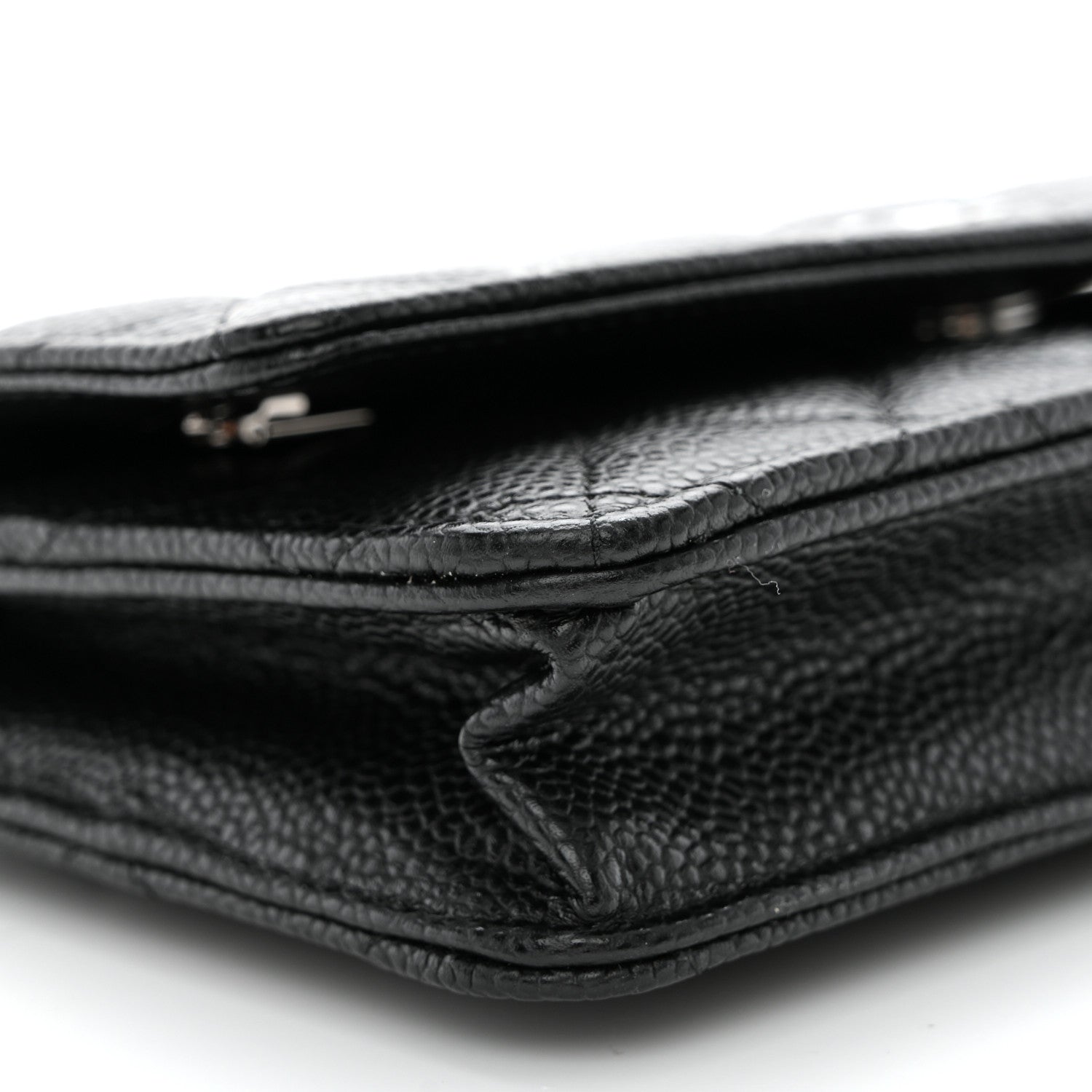 Chanel Caviar Quilted Wallet on Chain WOC Black 10 of 11