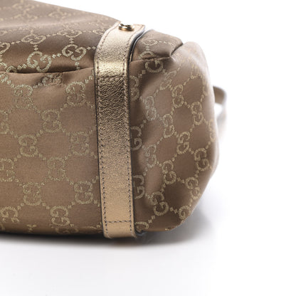 Gucci Satin Monogram Medium Abbey Shoulder Bag Bronze 10 of 14