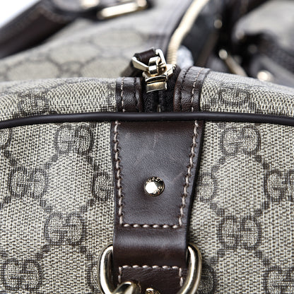 Gucci GG Plus Monogram Large Carry On Duffle Bag Brown 16 of 16