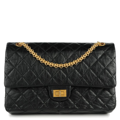 Chanel Aged Calfskin Quilted 2.55 Reissue 226 Flap Black 1 of 7