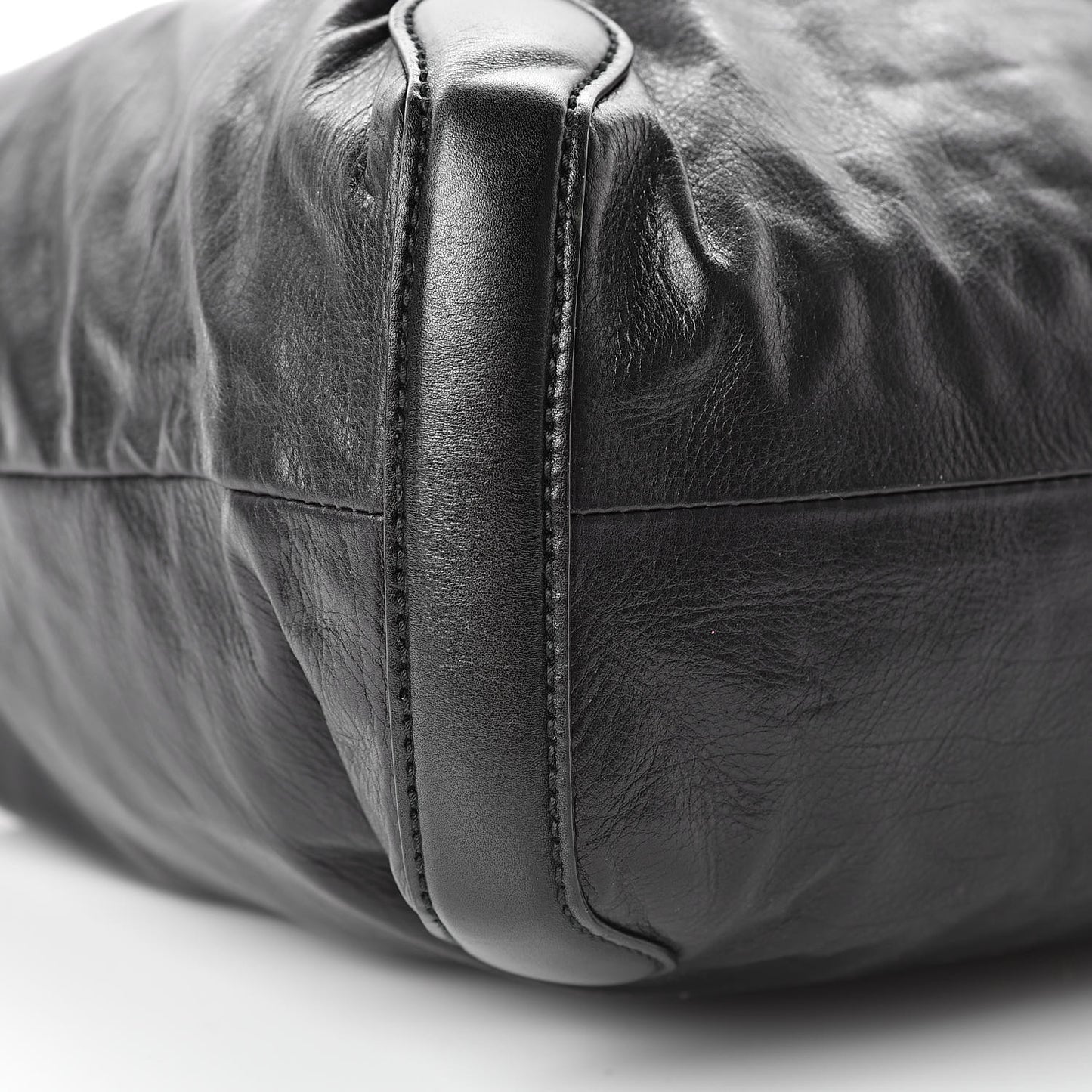Calfskin Medium Galaxy Hobo Black