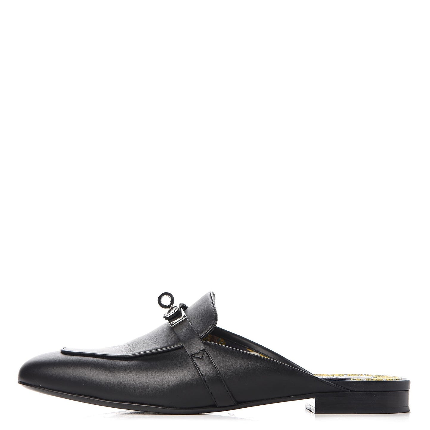 Calfskin Oz Mules 39 Black