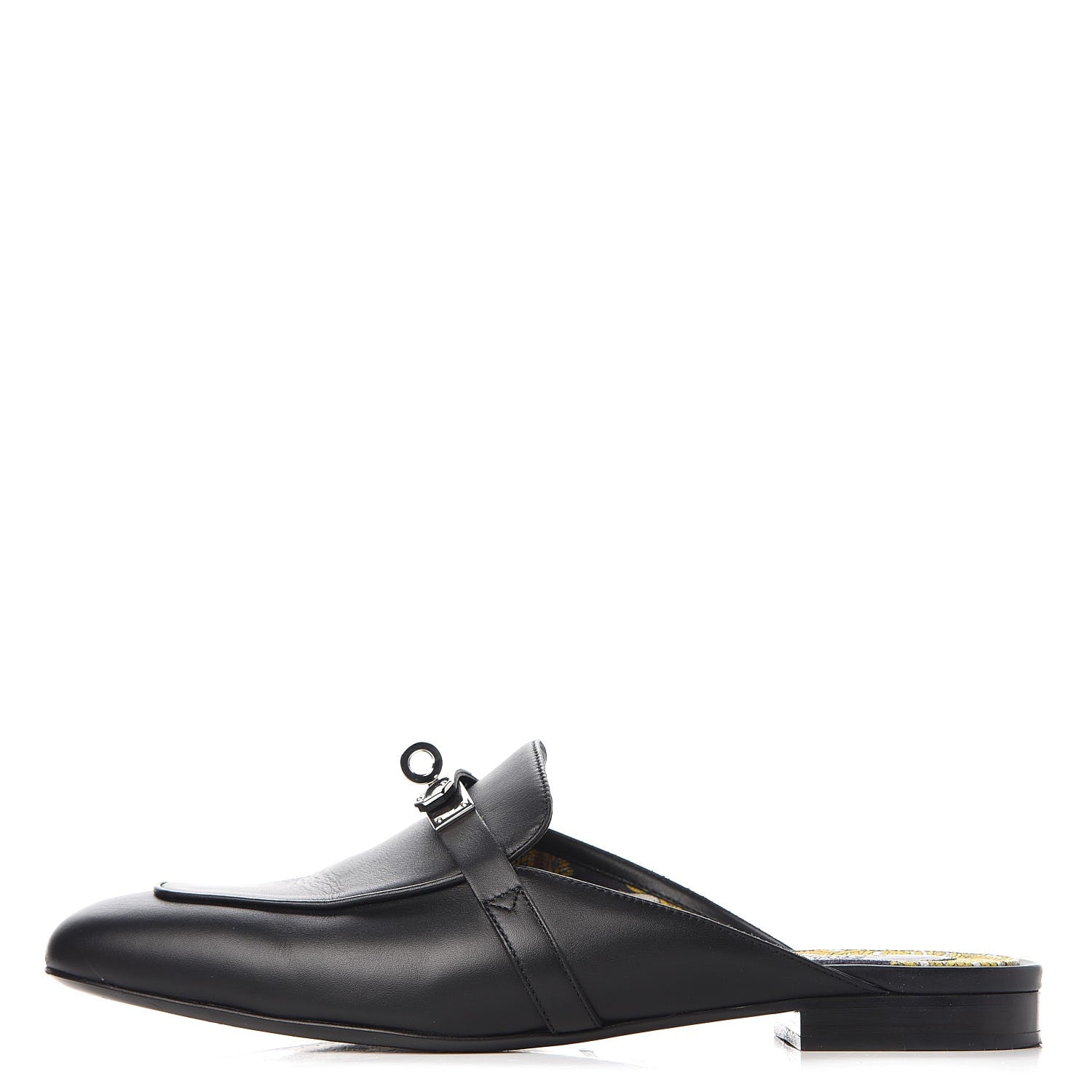 Hermes Calfskin Oz Mules 39 Black 1 of 13