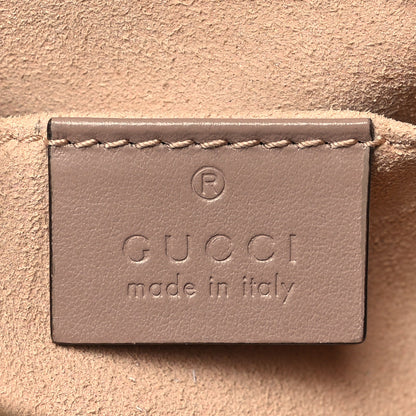 Gucci Calfskin Matelasse Mini GG Marmont Chain Shoulder Bag Porcelain Rose 6 of 12