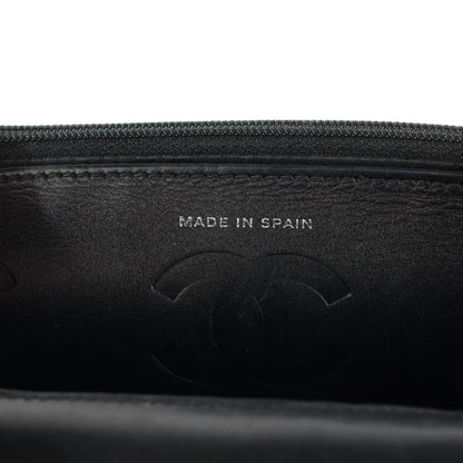 Chanel Calfskin Quilted Cambon Wallet On Chain WOC Black 15 of 16