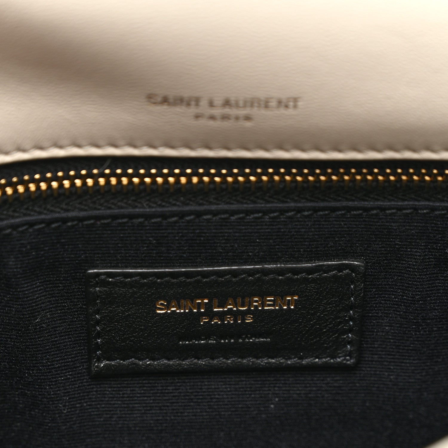 Saint Laurent Lambskin Matelasse Monogram Medium Niki Chain Satchel Crema Soft 6 of 11