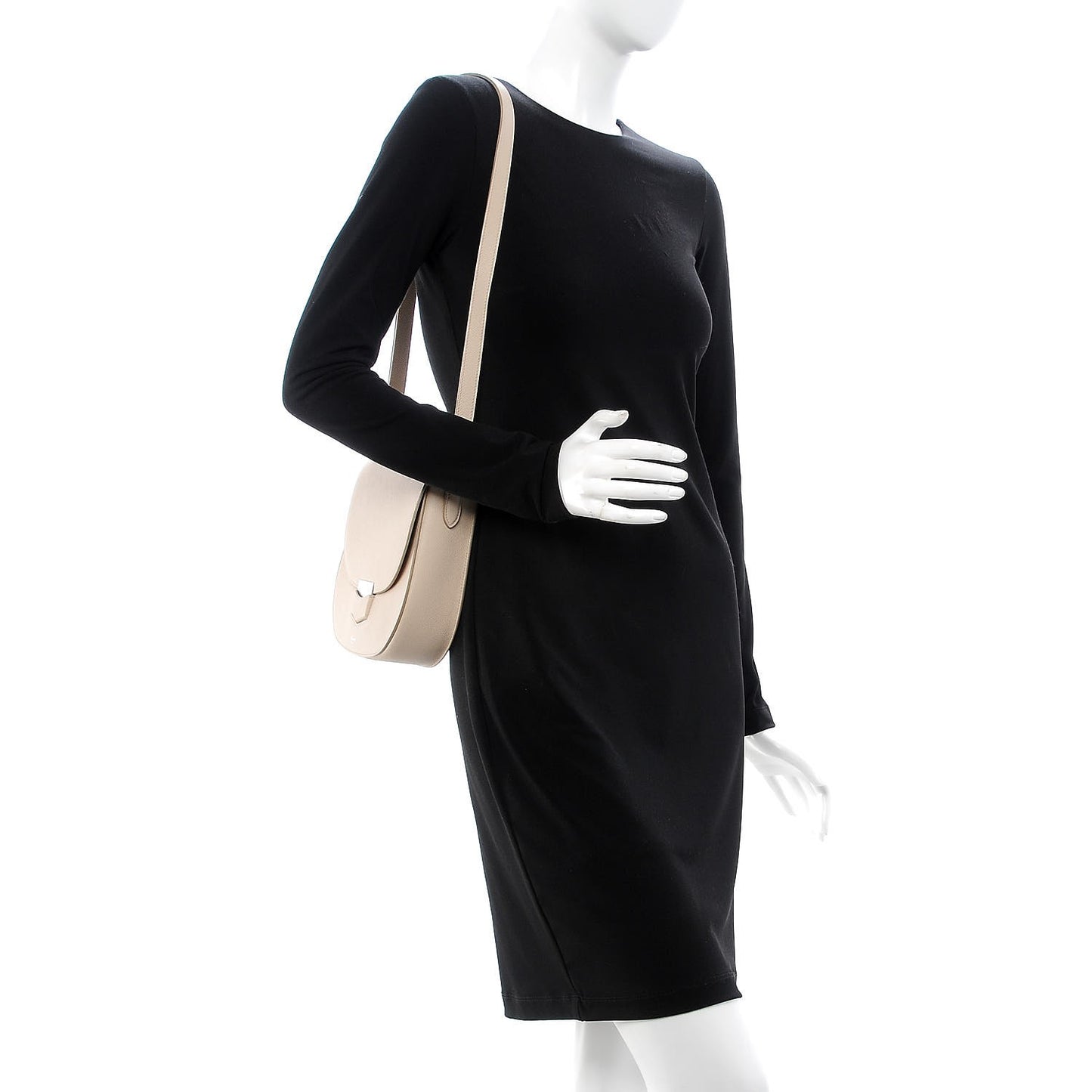 Grained Calfskin Compact Trotteur Ballerina