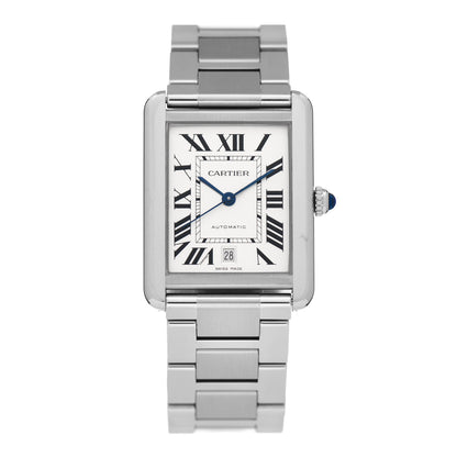 Cartier Stainless Steel 31mm Tank Solo Automatic Watch 1 of 5