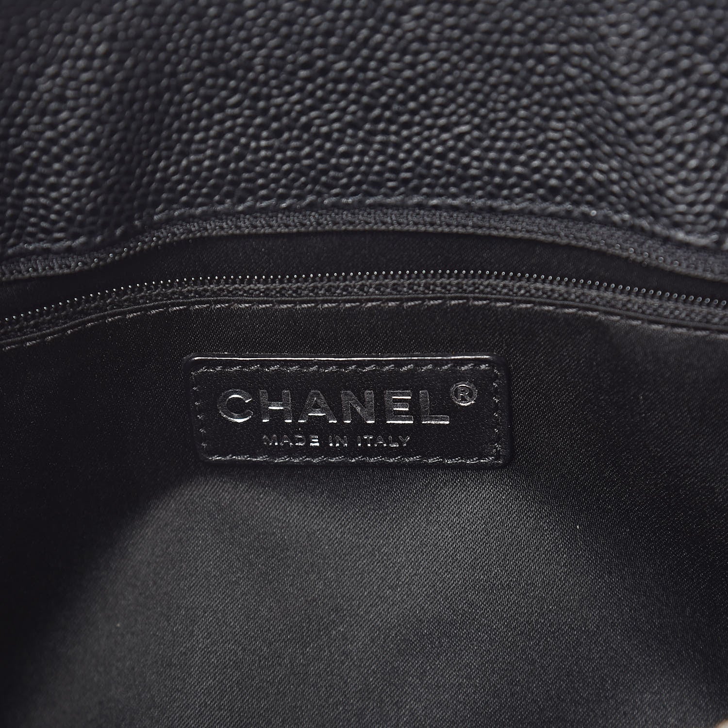 Chanel Caviar Quilted Grand Shopping Tote GST Black 6 of 10