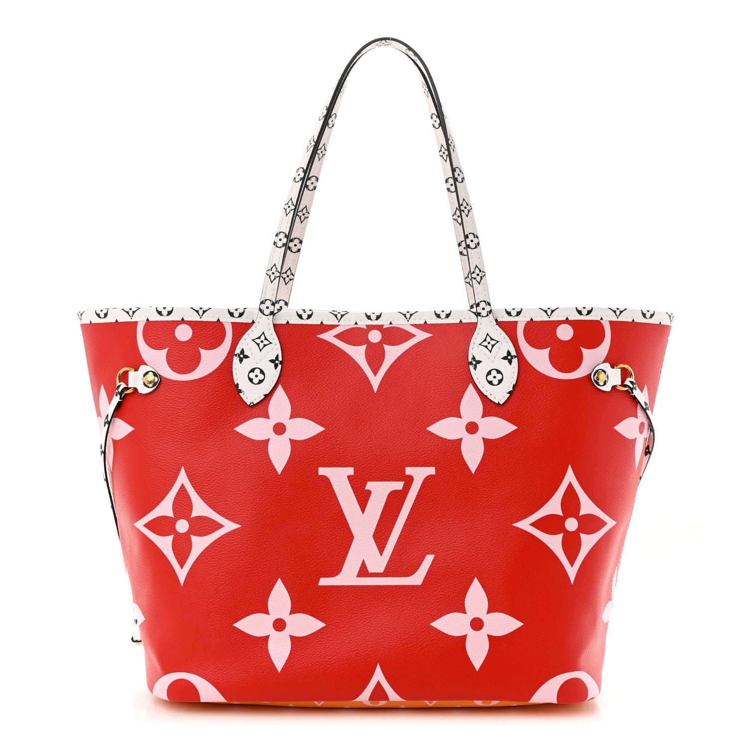 Louis Vuitton Monogram Giant Neverfull MM Rouge 2 of 10