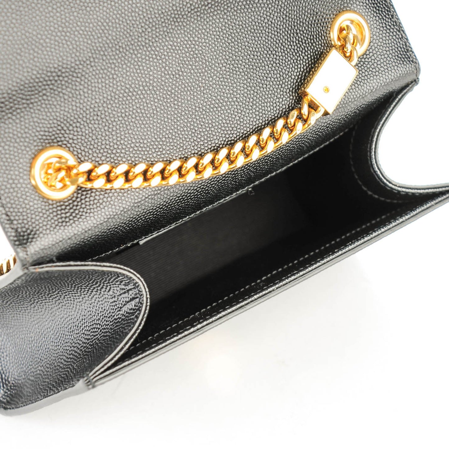 Grain De Poudre Small Monogram Kate Satchel Black