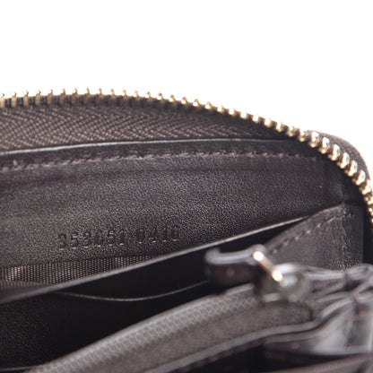 Gucci Monogram Web Rania Zip Around Wallet Dark Brown 7 of 8